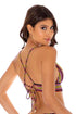 Luli Fama Jungle Glow CROSS BACK BUSTIER TOP